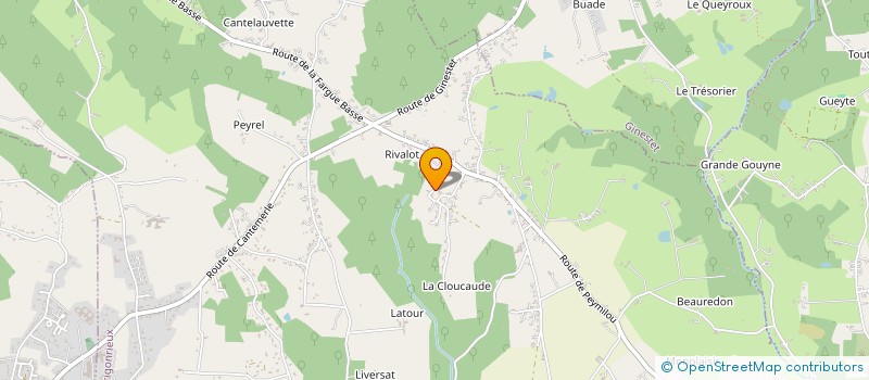 localisation de l'entreprise MONSIEUR DANIEL IMBERT à PRIGONRIEUX