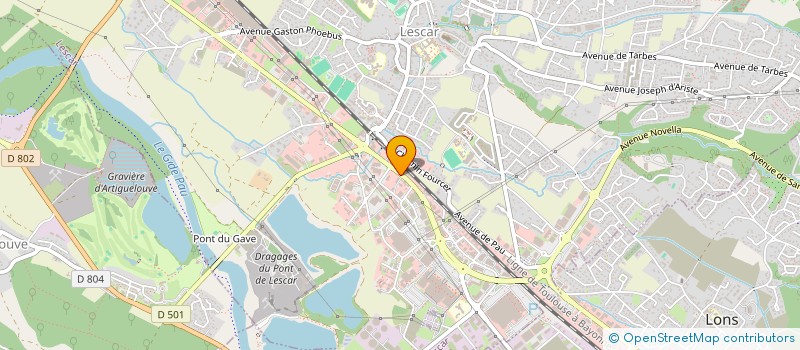 localisation de l'entreprise MONSIEUR DANIEL IRIGOYEN  LESCAR