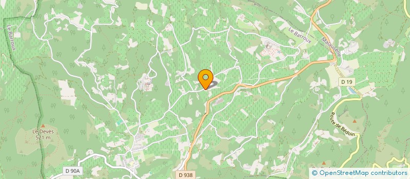 localisation de l'entreprise MONSIEUR DANIEL ISNARD  LE BARROUX