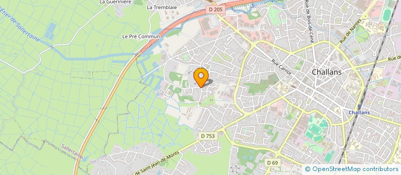 localisation de l'entreprise MONSIEUR DANIEL-IULIAN PINZARIU à CHALLANS