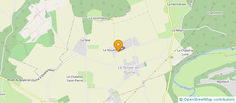 localisation de l'entreprise MONSIEUR DANIEL JACOB à LE NOYER-EN-OUCHE