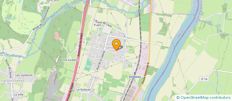 localisation de l'entreprise MONSIEUR DANIEL JACOBERGER  SENOZAN