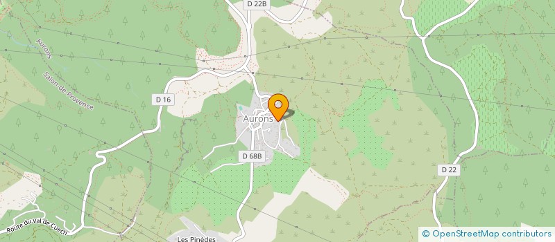 localisation de l'entreprise MONSIEUR DANIEL JACQUET  AURONS