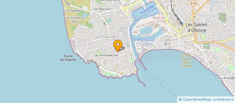 localisation de l'entreprise MONSIEUR DANIEL JADOT à LES SABLES D'OLONNE
