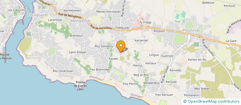 localisation de l'entreprise MONSIEUR DANIEL JAFFRY  PLOUHINEC