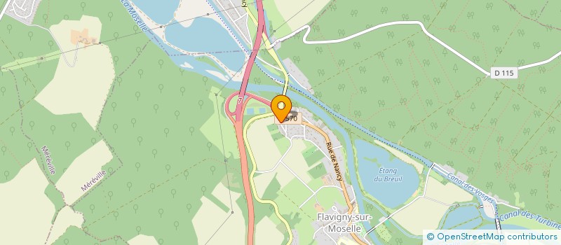 localisation de l'entreprise MONSIEUR DANIEL JAKUBCZAK  FLAVIGNY-SUR-MOSELLE