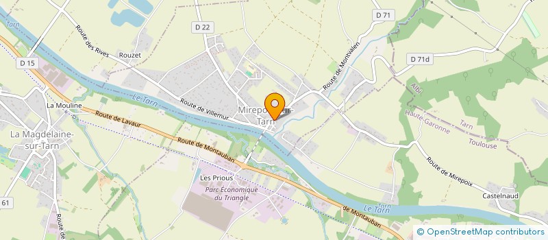localisation de l'entreprise MONSIEUR DANIEL JAMBU  MIREPOIX-SUR-TARN