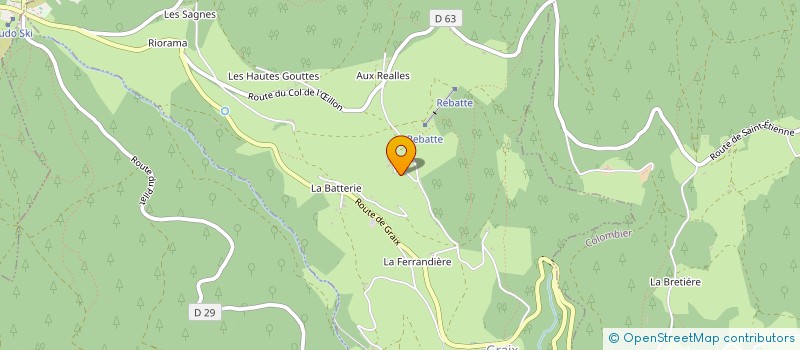 localisation de l'entreprise MONSIEUR DANIEL JAMET  GRAIX