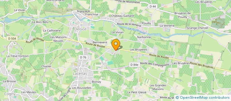 localisation de l'entreprise MONSIEUR DANIEL JANVIER à DENICE