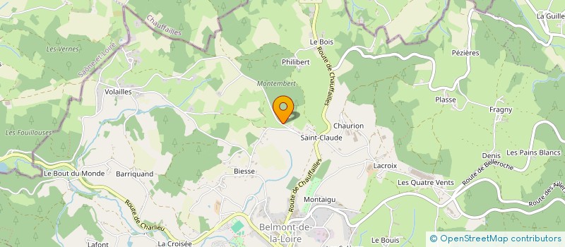 localisation de l'entreprise MONSIEUR DANIEL JAQUET  BELMONT-DE-LA-LOIRE