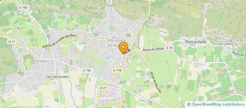 localisation de l'entreprise MONSIEUR DANIEL JARDAT à LES BAUX-DE-PROVENCE