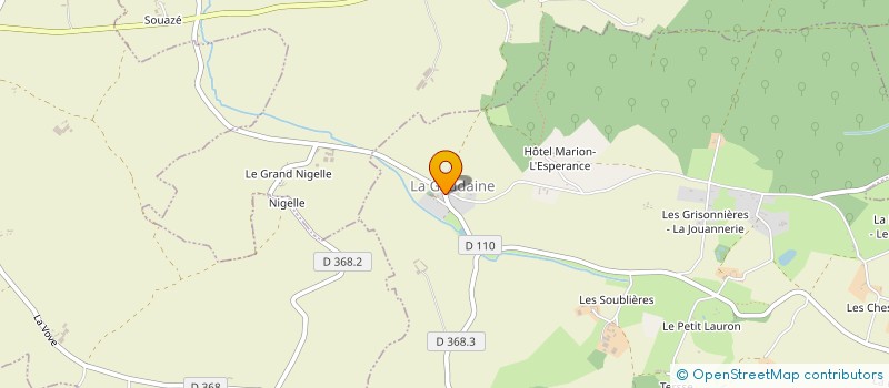 localisation de l'entreprise MONSIEUR DANIEL JARRY à LA GAUDAINE
