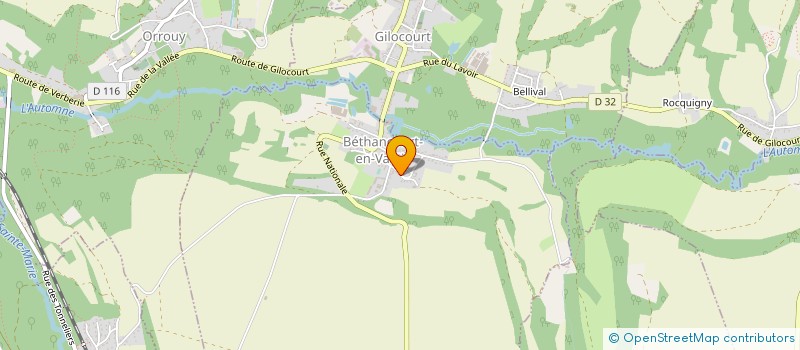 localisation de l'entreprise MONSIEUR DANIEL JAWORSKI  BETHANCOURT-EN-VALOIS