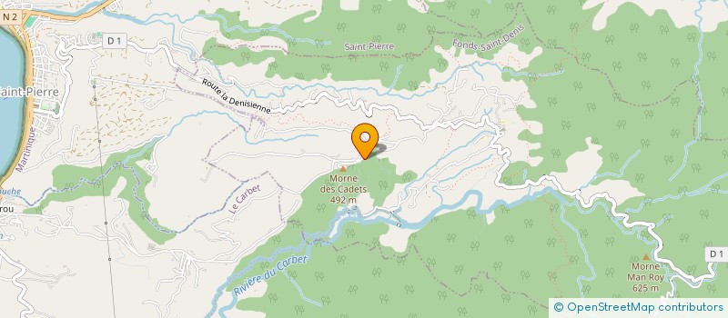 localisation de l'entreprise MONSIEUR DANIEL JEAN  FONDS-SAINT-DENIS