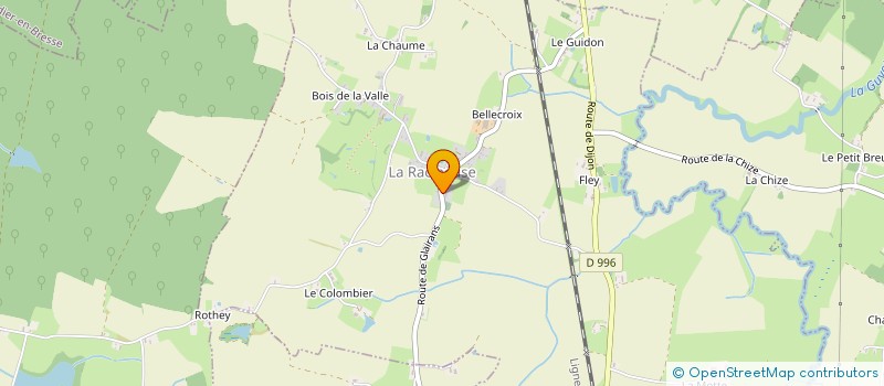 localisation de l'entreprise MONSIEUR DANIEL JEAN-MARIE KONIG  LA RACINEUSE