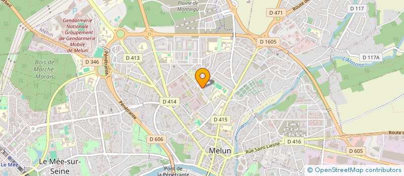 localisation de l'entreprise MONSIEUR DANIEL JEANDEL à MELUN