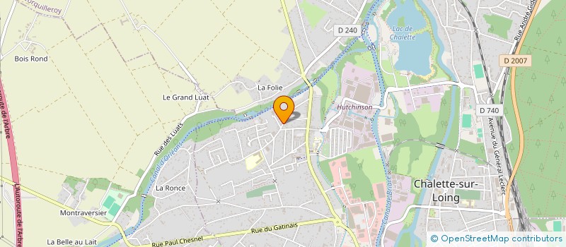 localisation de l'entreprise MONSIEUR DANIEL JERGER à CHALETTE-SUR-LOING