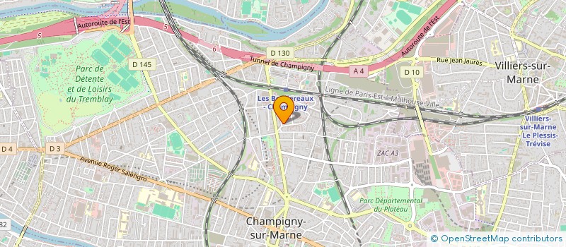 localisation de l'entreprise MONSIEUR DANIEL JESSET à CHAMPIGNY-SUR-MARNE