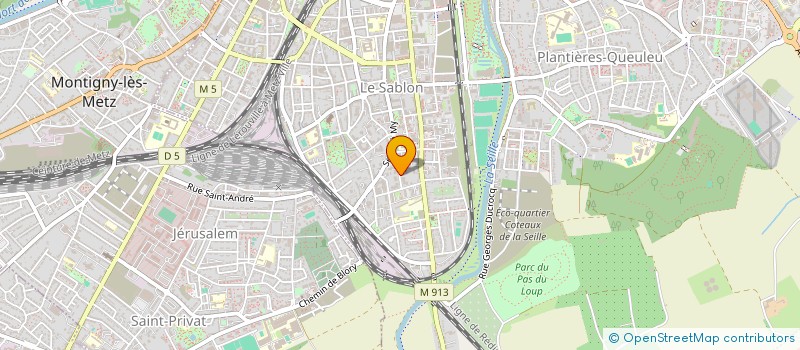 localisation de l'entreprise MONSIEUR DANIEL JEVTIC  METZ