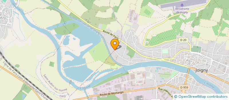 localisation de l'entreprise MONSIEUR DANIEL JOIGNEAU  SAINT-AUBIN-SUR-YONNE