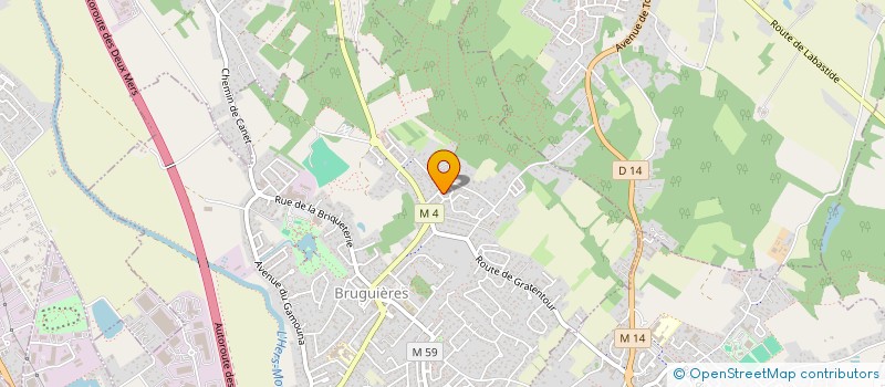 localisation de l'entreprise MONSIEUR DANIEL JOLLIVET à BRUGUIERES