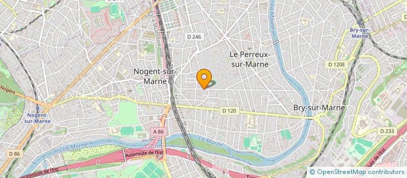 localisation de l'entreprise MONSIEUR DANIEL JORION  LE PERREUX-SUR-MARNE