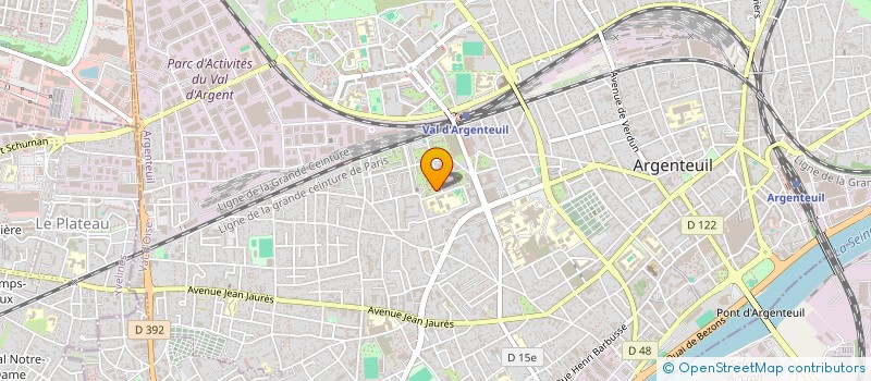 localisation de l'entreprise MONSIEUR DANIEL JOSEPH  ARGENTEUIL