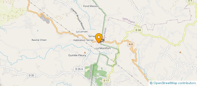 localisation de l'entreprise MONSIEUR DANIEL JOSEPH LEOTURE  RIVIERE-SALEE