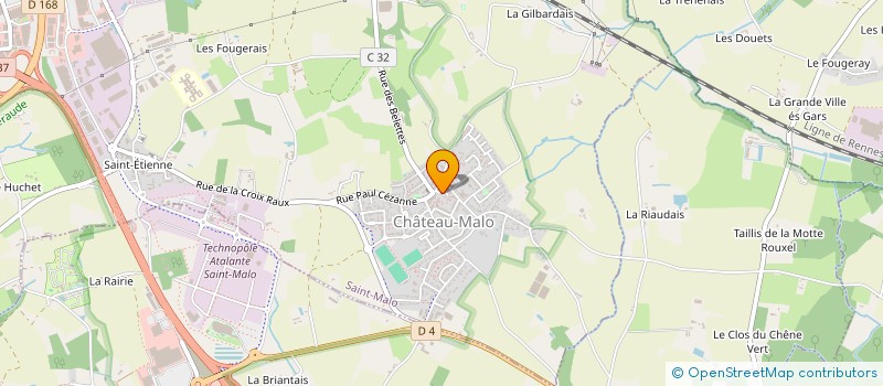 localisation de l'entreprise MONSIEUR DANIEL JOSSELIN  SAINT-MALO