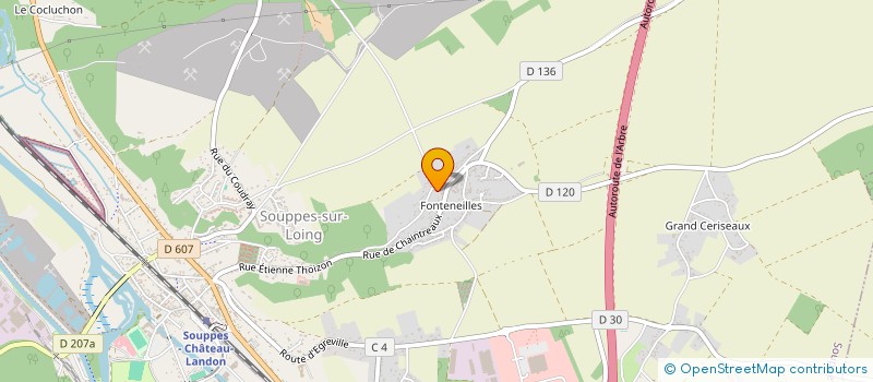 localisation de l'entreprise MONSIEUR DANIEL JOSSET à CHAINTREAUX