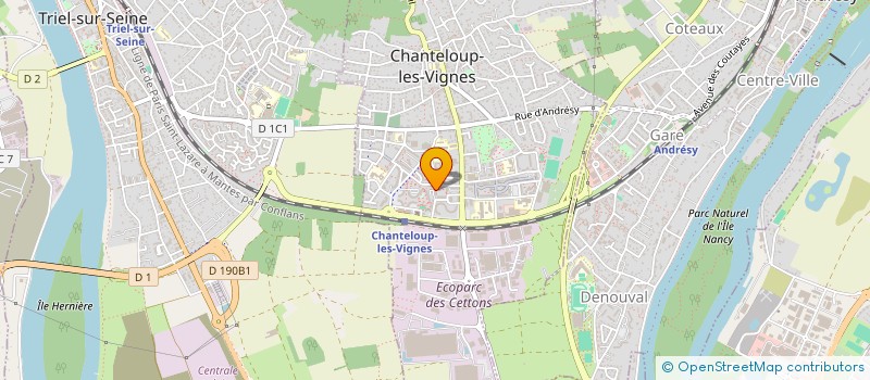 localisation de l'entreprise MONSIEUR DANIEL JOUAN à CHANTELOUP-LES-VIGNES