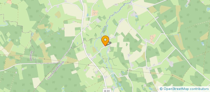 localisation de l'entreprise MONSIEUR DANIEL JOUBERT  PARIGNE LE POLIN