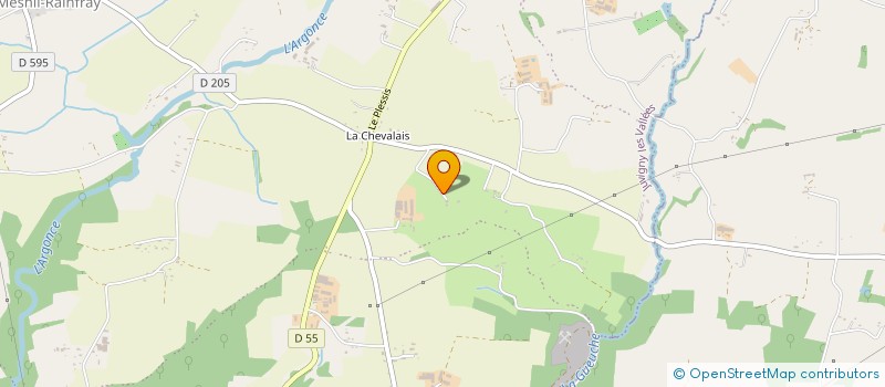 localisation de l'entreprise MONSIEUR DANIEL JOUENNE  JUVIGNY LES VALLEES