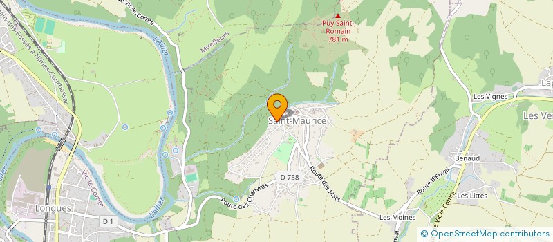 localisation de l'entreprise MONSIEUR DANIEL JOURDE à SAINT-MAURICE