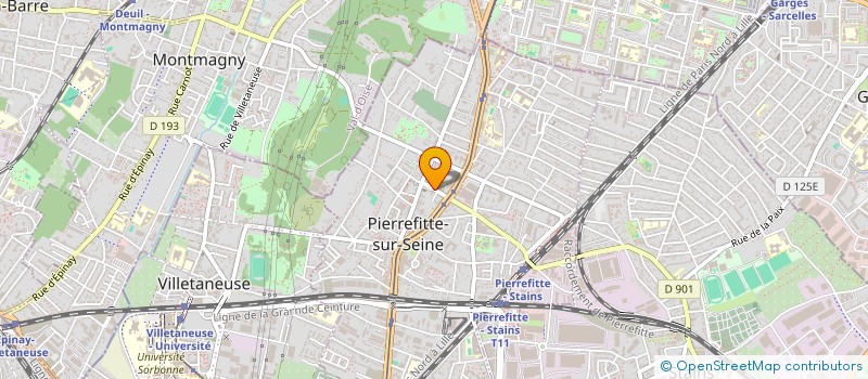 localisation de l'entreprise MONSIEUR DANIEL JOUVE à PIERREFITTE-SUR-SEINE