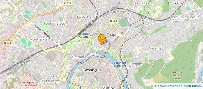 localisation de l'entreprise MONSIEUR DANIEL JOYEROT  BESANCON