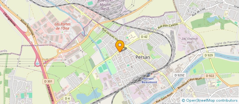 localisation de l'entreprise MONSIEUR DANIEL JUDA ZOLA  PERSAN