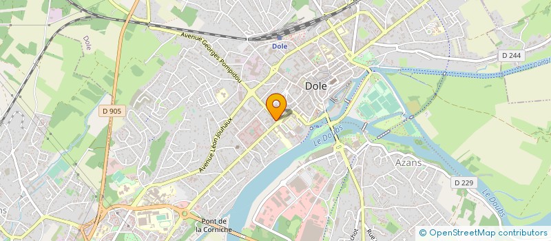 localisation de l'entreprise MONSIEUR DANIEL JULES à DOLE