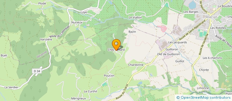 localisation de l'entreprise MONSIEUR DANIEL JULIEN à SAINT-APPOLINARD