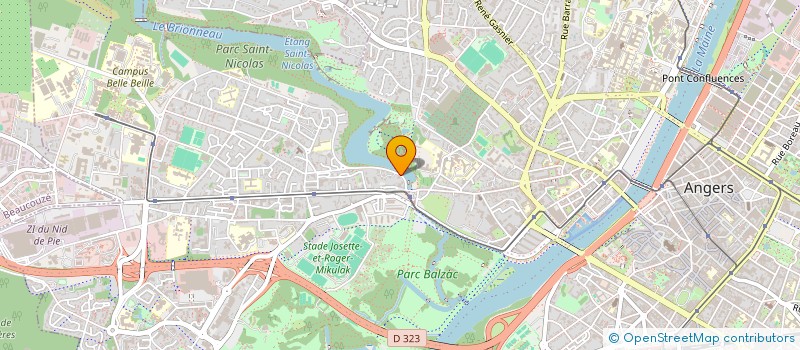 localisation de l'entreprise MONSIEUR DANIEL JULIEN MARIE LARDY  ANGERS