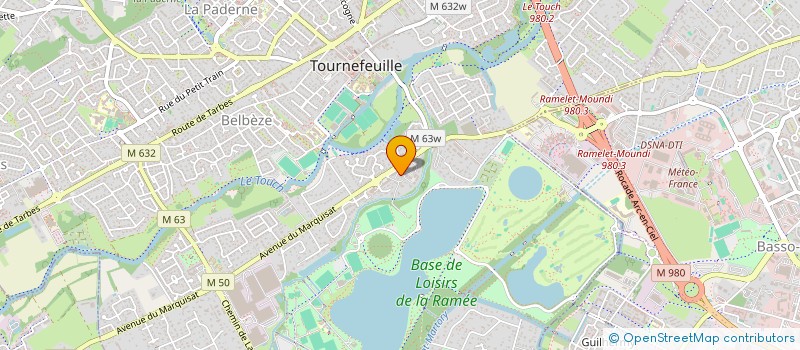 localisation de l'entreprise MONSIEUR DANIEL JURCIC  TOURNEFEUILLE