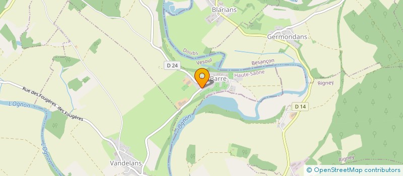 localisation de l'entreprise MONSIEUR DANIEL KALI  LA BARRE