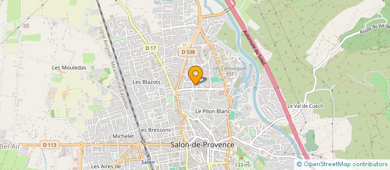 localisation de l'entreprise MONSIEUR DANIEL KAMOUN  SALON-DE-PROVENCE