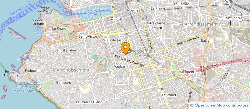 localisation de l'entreprise MONSIEUR DANIEL KAS à MARSEILLE
