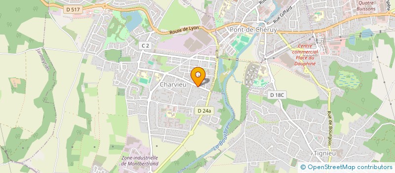 localisation de l'entreprise MONSIEUR DANIEL KHACHATRYAN à CHARVIEU-CHAVAGNEUX