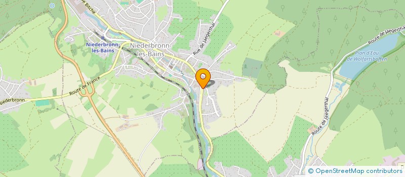 localisation de l'entreprise MONSIEUR DANIEL KIEFFER  NIEDERBRONN-LES-BAINS