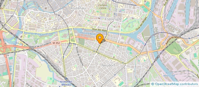 localisation de l'entreprise MONSIEUR DANIEL KIEFFER à STRASBOURG