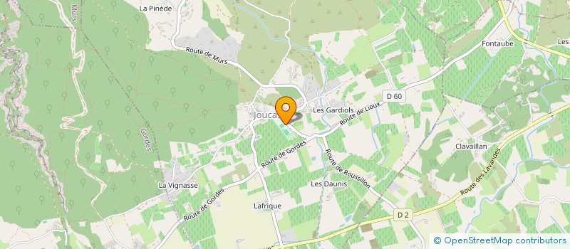 localisation de l'entreprise MONSIEUR DANIEL KIENER à GORDES