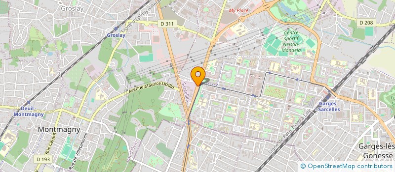 localisation de l'entreprise MONSIEUR DANIEL KISLER à SARCELLES