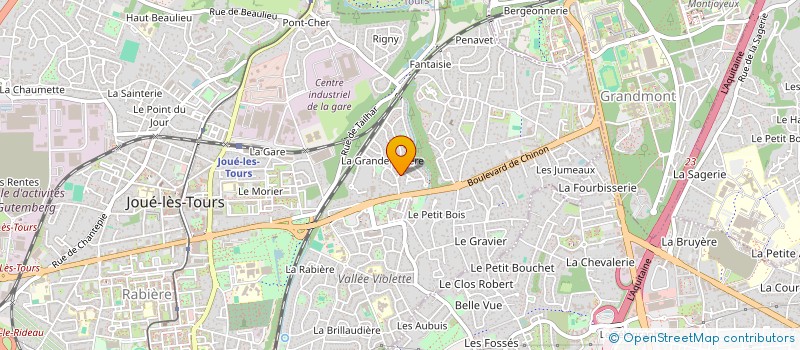 localisation de l'entreprise MONSIEUR DANIEL KLEIN à JOUE-LES-TOURS